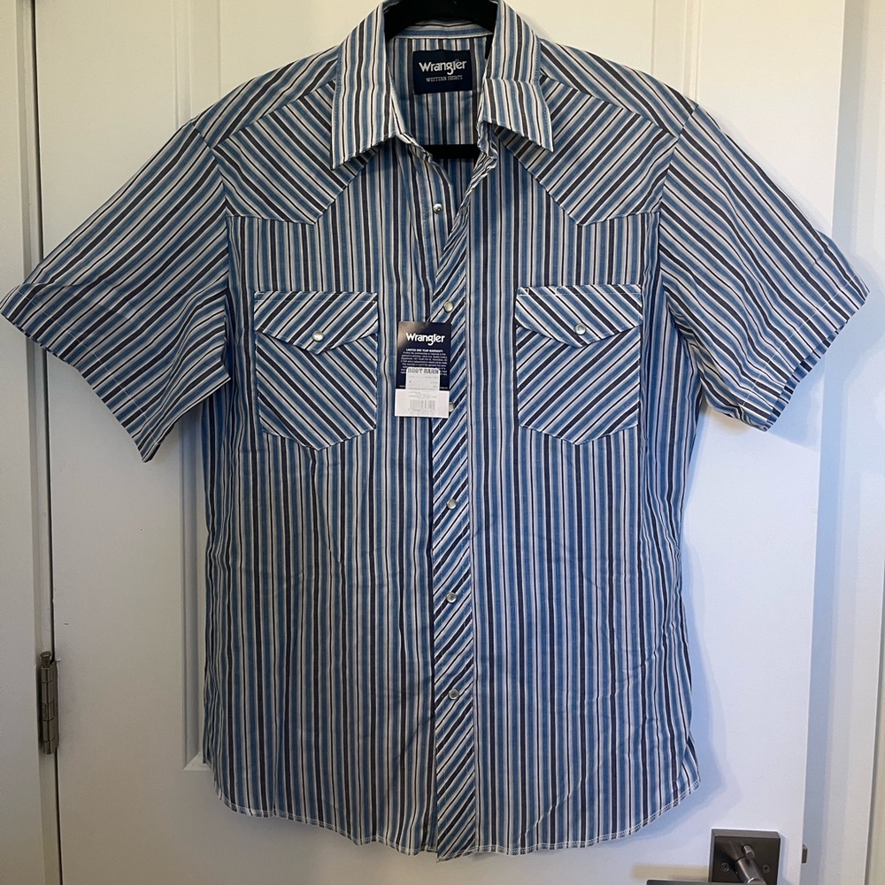 Wrangler short sleeve pearl snap